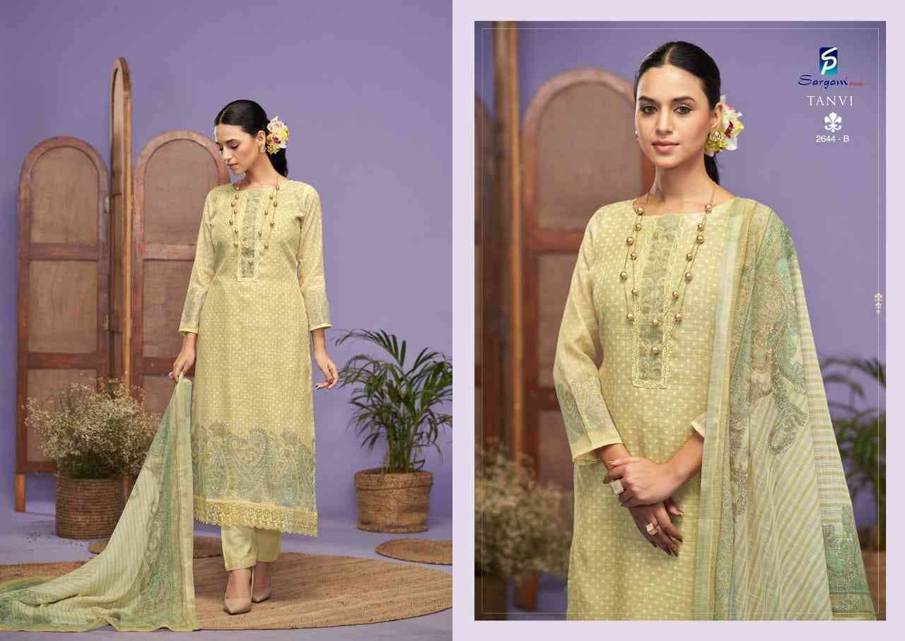 Tanvi By Sargam Prints 2644-A To 2644-D Series Beautiful Festive Suits Colorful Stylish Fancy Casual Wear & Ethnic Wear Pure Linen Dresses At Wholesale Price