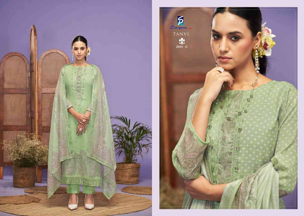Tanvi By Sargam Prints 2644-A To 2644-D Series Beautiful Festive Suits Colorful Stylish Fancy Casual Wear & Ethnic Wear Pure Linen Dresses At Wholesale Price