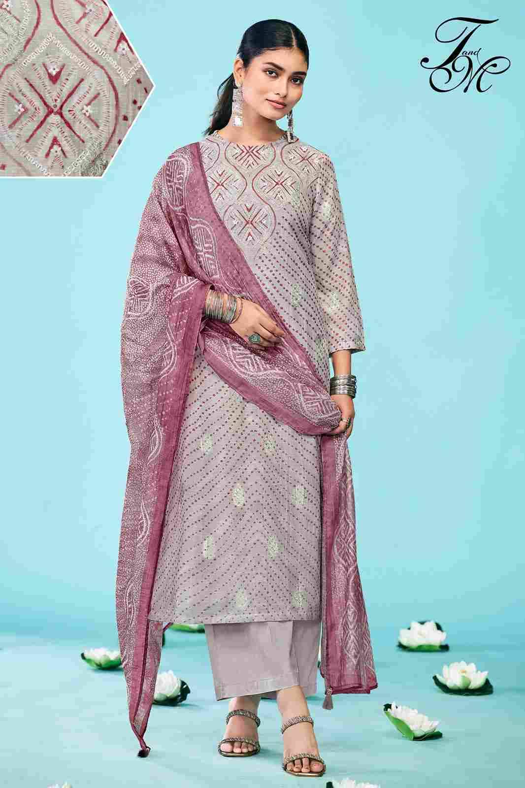 Samreen By T And M Designer Studio Beautiful Festive Suits Colorful Stylish Fancy Casual Wear & Ethnic Wear Pure Cotton Lawn Dresses At Wholesale Price