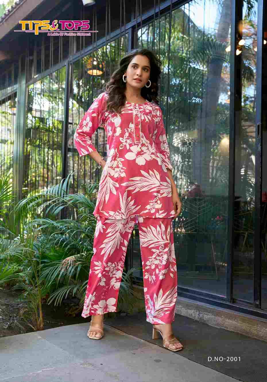 Viona Vol-2 By Tips And Tops 2001 To 2006 Series Designer Stylish Fancy Colorful Beautiful Party Wear & Ethnic Wear Collection Rayon Print Co-Ords At Wholesale Price