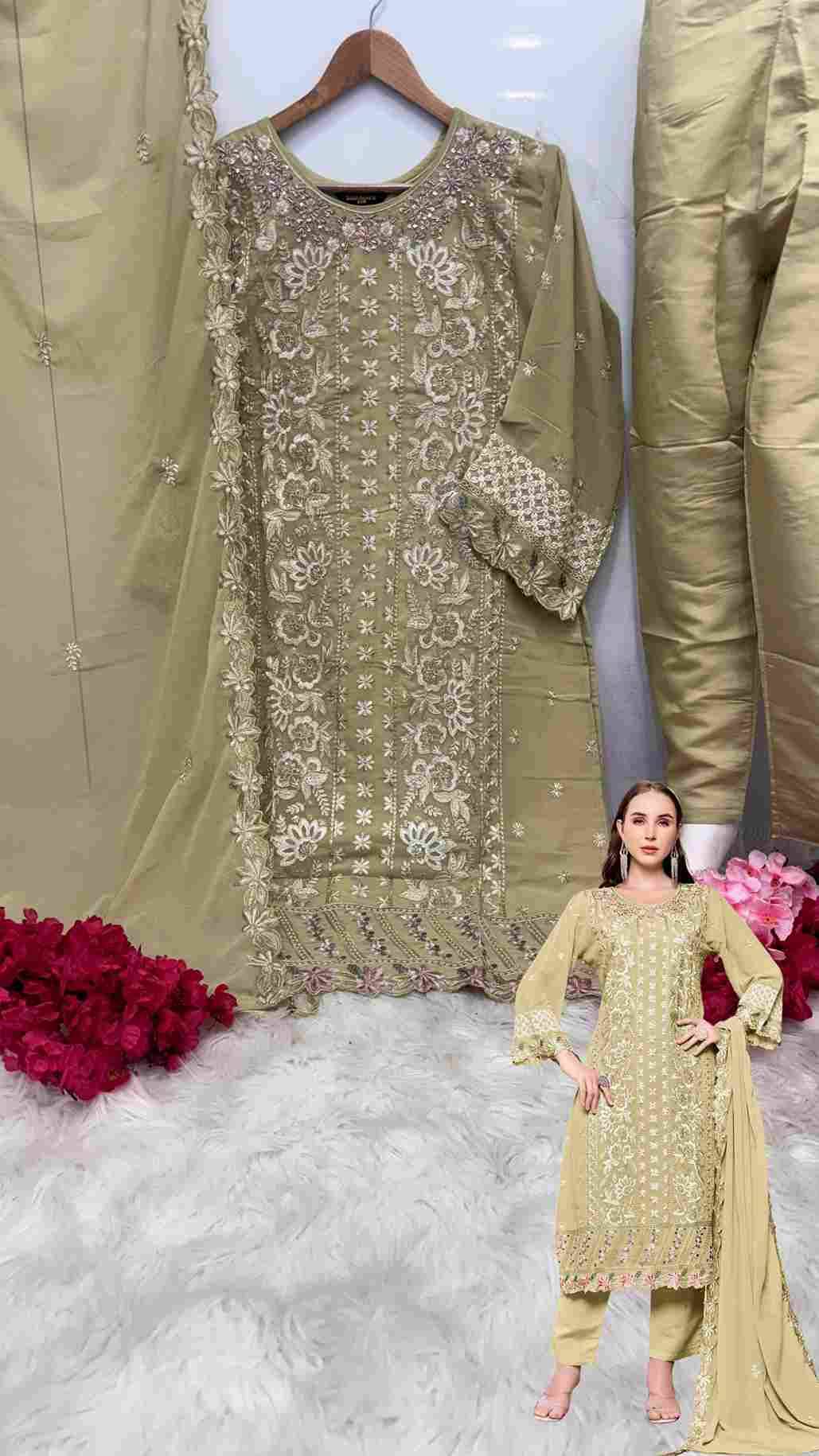 Afrozeh 06 Colours By Shanaya Fashion 06-A To 06-D Series Designer Pakistani Suits Collection Beautiful Stylish Fancy Colorful Party Wear & Occasional Wear Heavy Faux Georgette Dresses At Wholesale Price
