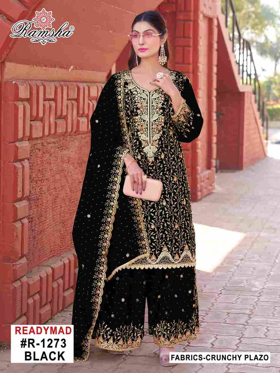 Ramsha 1273 Colours By Ramsha 1273-A To 1273-B Series Beautiful Pakistani Suits Colorful Stylish Fancy Casual Wear & Ethnic Wear Cruchy Dresses At Wholesale Price