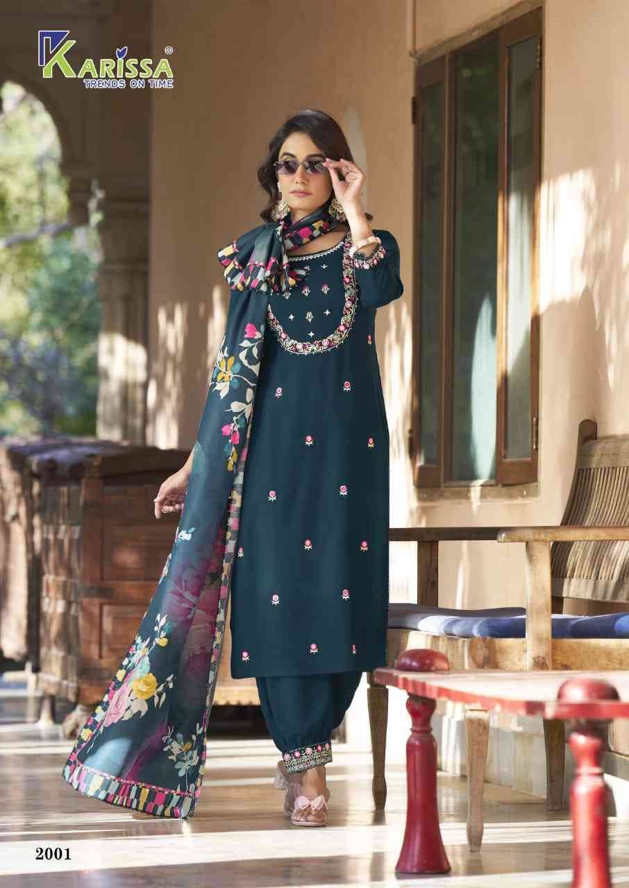 Shanaya Vol-2 By Karissa 2001 To 2006 Series Beautiful Festive Suits Colorful Stylish Fancy Casual Wear & Ethnic Wear Rayon With Work Dresses At Wholesale Price