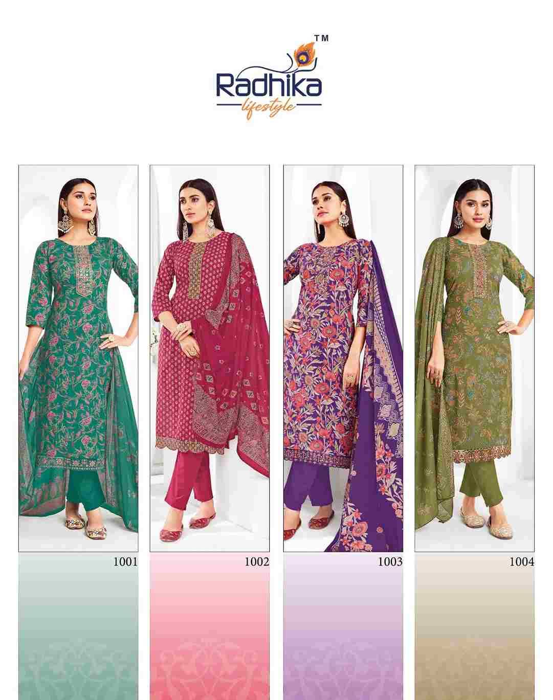 Cotton Craft Vol-1 By Radhika Lifestyle 1001 To 1008 Series Beautiful Festive Suits Colorful Stylish Fancy Casual Wear & Ethnic Wear Cotton Print Dresses At Wholesale Price
