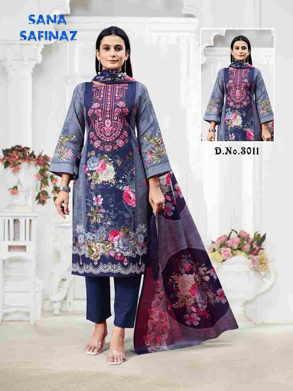 Sana Safinaz Vol-3 By Falak International 3006 To 3013 Series Beautiful Stylish Festive Suits Fancy Colorful Casual Wear & Ethnic Wear & Ready To Wear Cotton Print Dresses At Wholesale Price
