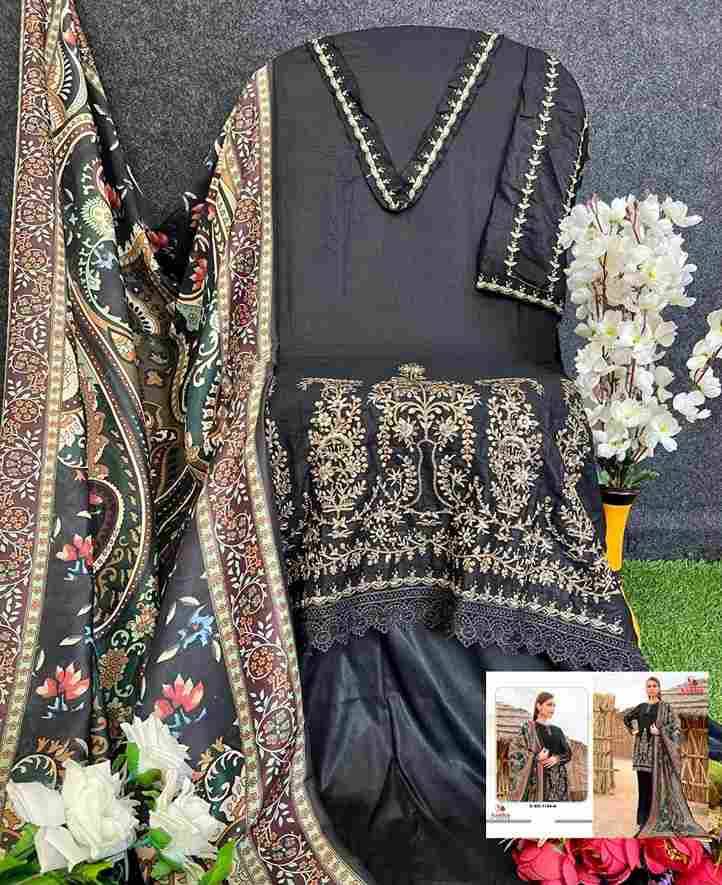 Aasha 1154 Colours By Aasha Designer 1154-A To 1154-D Series Pakistani Suits Beautiful Fancy Colorful Stylish Party Wear & Occasional Wear Heavy Rayon Embroidery Dresses At Wholesale Price