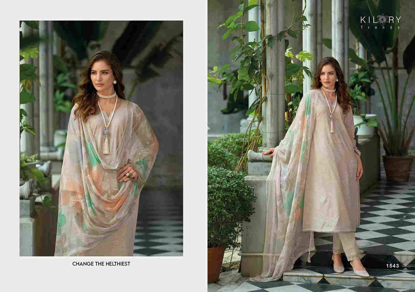 Rangat By Kilory 1541 To 1546 Series Beautiful Festive Suits Colorful Stylish Fancy Casual Wear & Ethnic Wear Pure Lawn Cotton Dresses At Wholesale Price