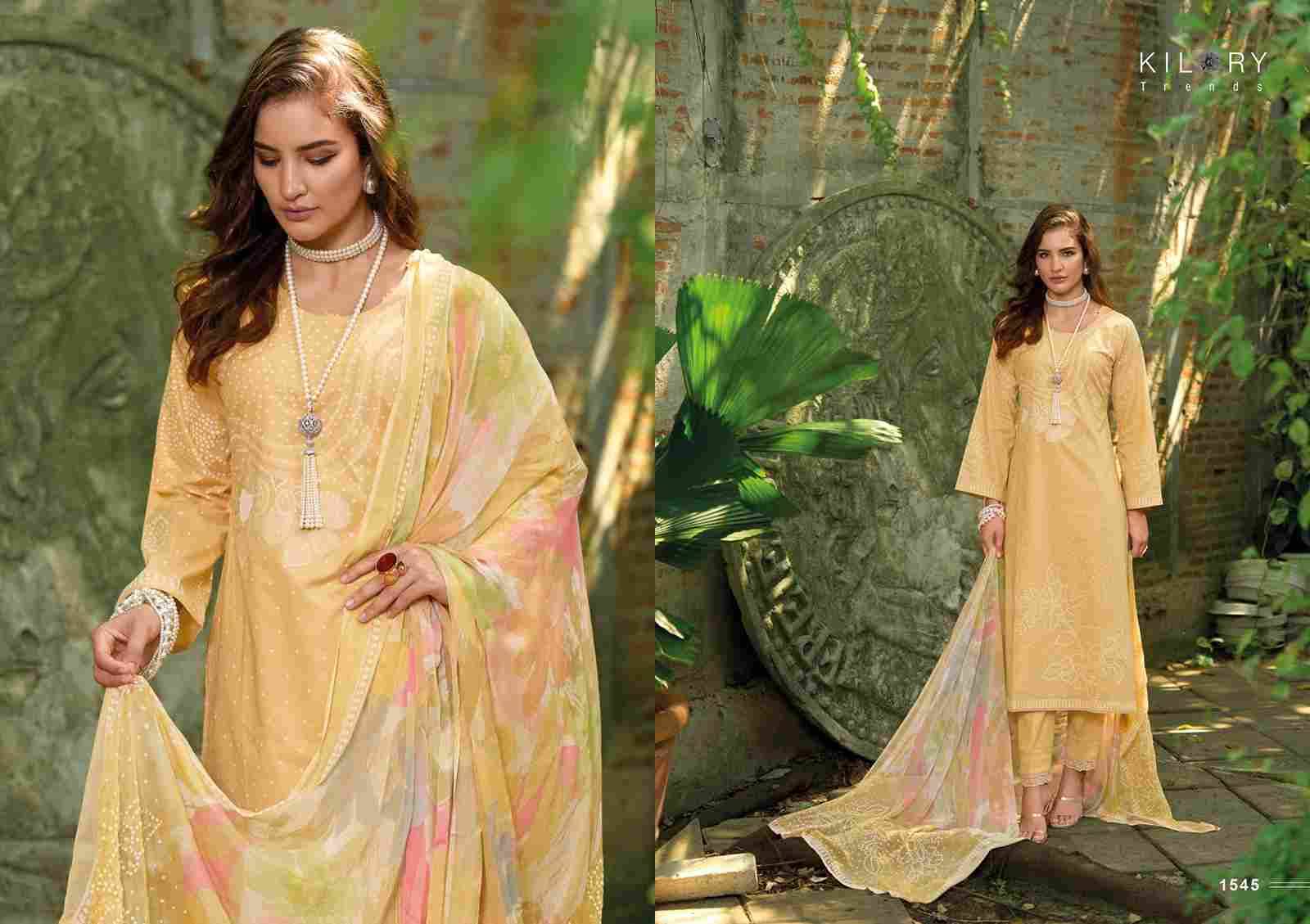 Rangat By Kilory 1541 To 1546 Series Beautiful Festive Suits Colorful Stylish Fancy Casual Wear & Ethnic Wear Pure Lawn Cotton Dresses At Wholesale Price