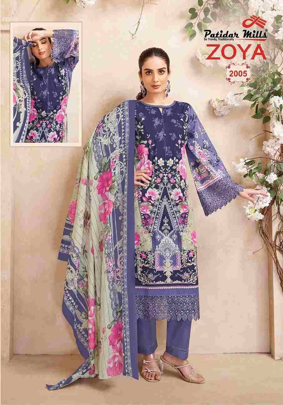 Zoya Vol-2 By Patidar Mills 2001 To 2008 Series Beautiful Festive Suits Stylish Fancy Colorful Casual Wear & Ethnic Wear Lawn Cotton Dresses At Wholesale Price
