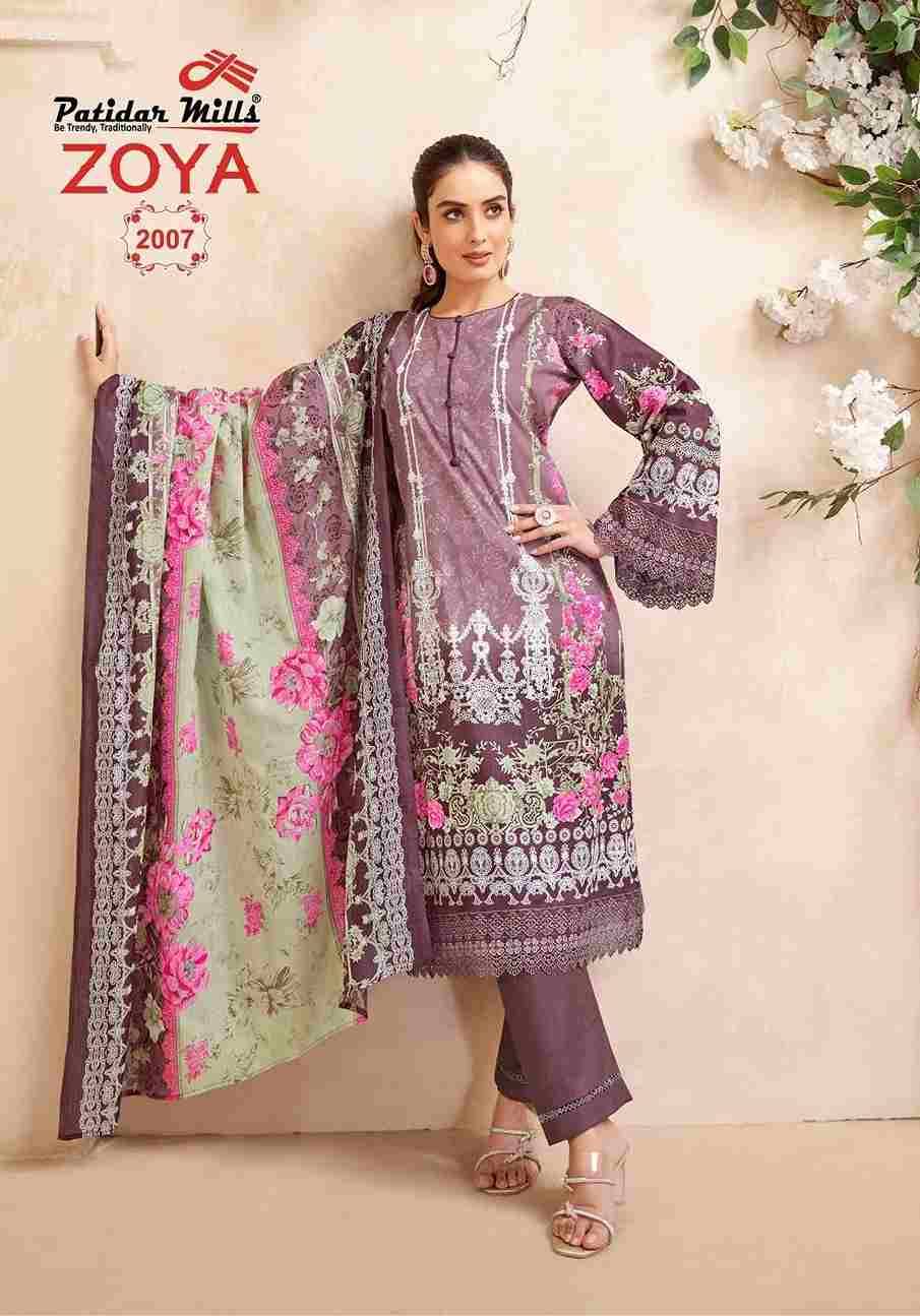 Zoya Vol-2 By Patidar Mills 2001 To 2008 Series Beautiful Festive Suits Stylish Fancy Colorful Casual Wear & Ethnic Wear Lawn Cotton Dresses At Wholesale Price