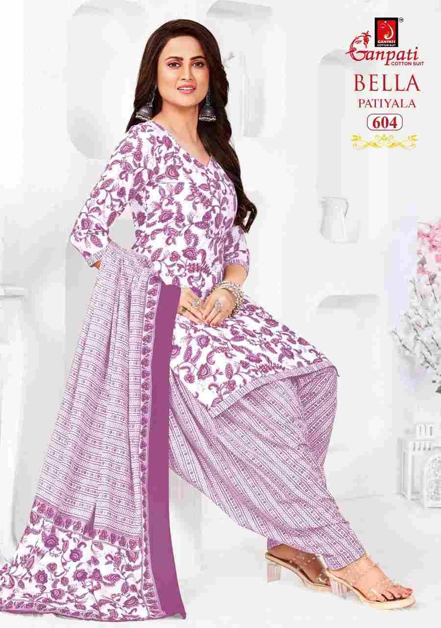 Bella Patiyala Vol-6 By Ganpati Cotton Suit 601 To 615 Series Beautiful Festive Suits Stylish Fancy Colorful Casual Wear & Ethnic Wear Pure Cotton Dresses At Wholesale Price