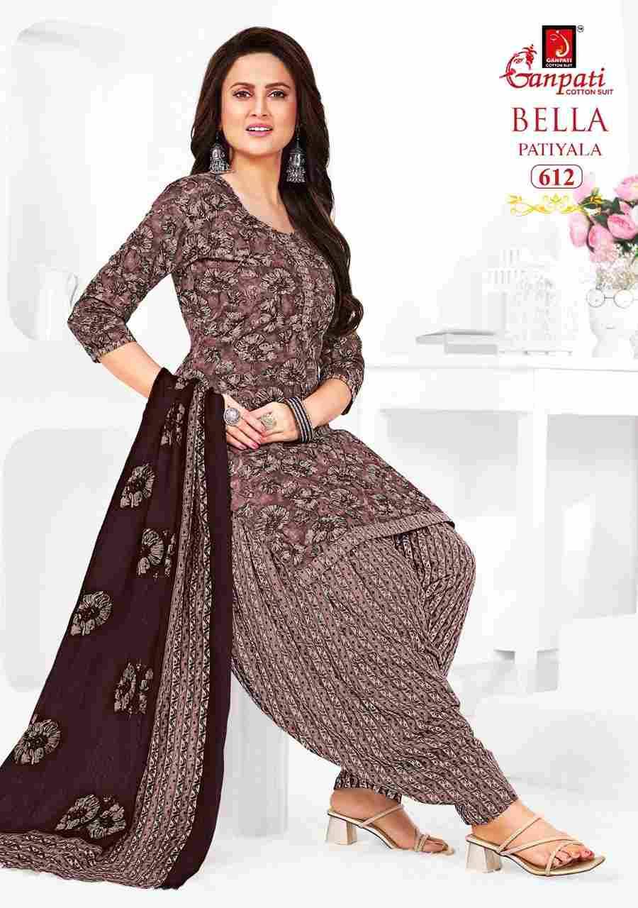 Bella Patiyala Vol-6 By Ganpati Cotton Suit 601 To 615 Series Beautiful Festive Suits Stylish Fancy Colorful Casual Wear & Ethnic Wear Pure Cotton Dresses At Wholesale Price