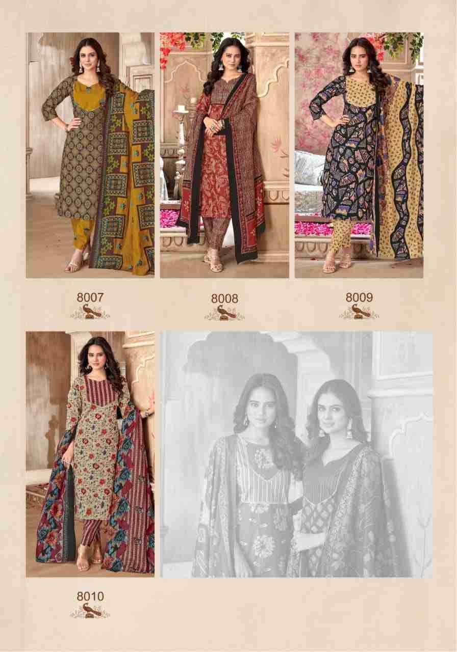 Gulmohar Vol-8 By Mayur Creation 8001 To 8010 Series Beautiful Festive Suits Colorful Stylish Fancy Casual Wear & Ethnic Wear Pure Cotton Print Dresses At Wholesale Price