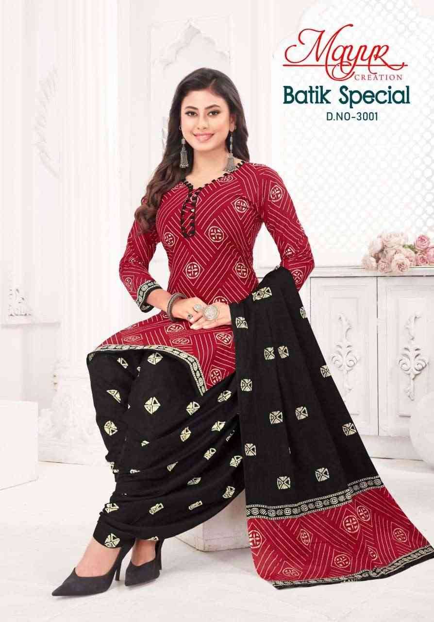 Batik Special Vol-30 By Mayur Creation 3001 To 3010 Series Beautiful Festive Suits Stylish Fancy Colorful Casual Wear & Ethnic Wear Heavy Cotton Print Dresses At Wholesale Price