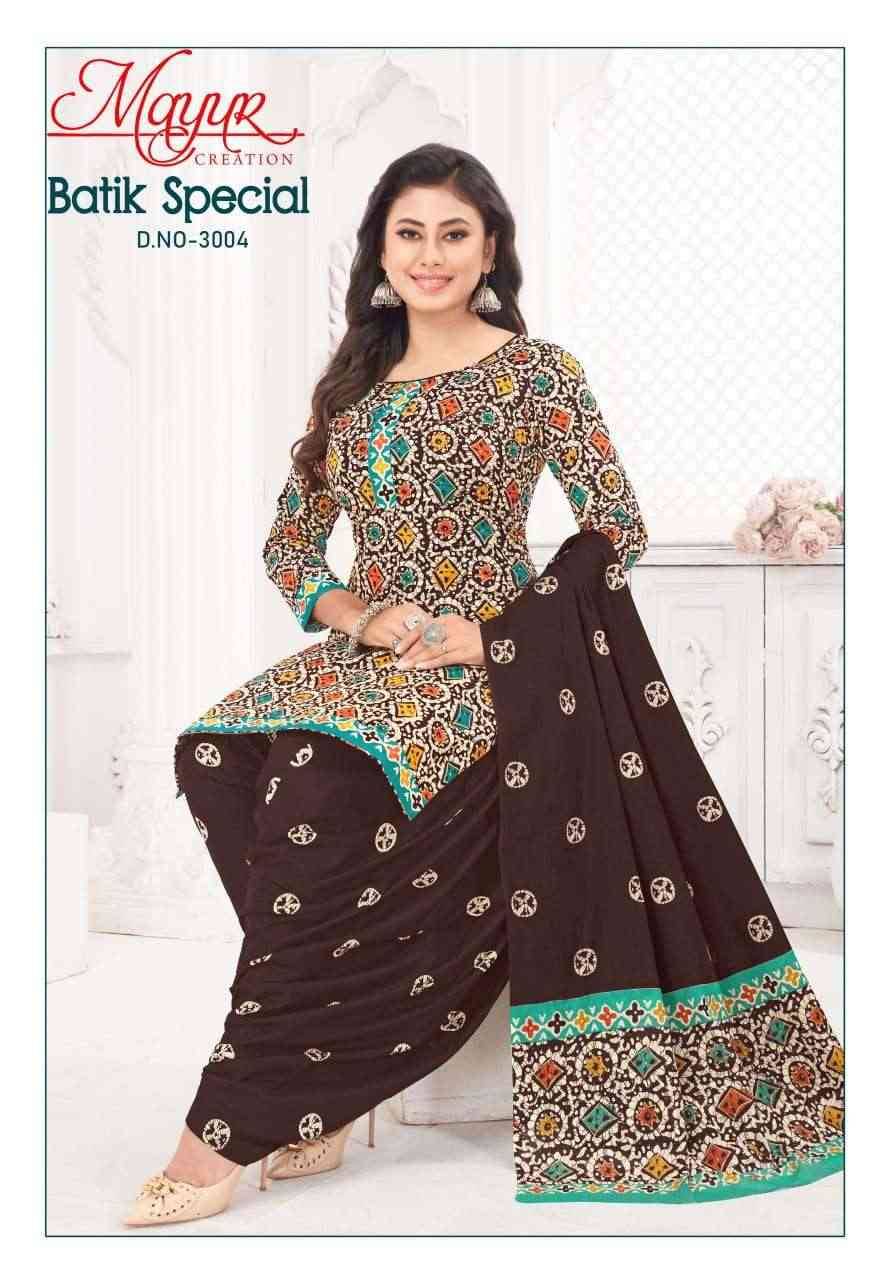 Batik Special Vol-30 By Mayur Creation 3001 To 3010 Series Beautiful Festive Suits Stylish Fancy Colorful Casual Wear & Ethnic Wear Heavy Cotton Print Dresses At Wholesale Price