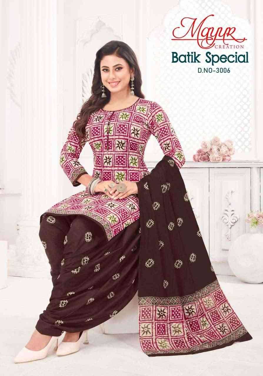 Batik Special Vol-30 By Mayur Creation 3001 To 3010 Series Beautiful Festive Suits Stylish Fancy Colorful Casual Wear & Ethnic Wear Heavy Cotton Print Dresses At Wholesale Price