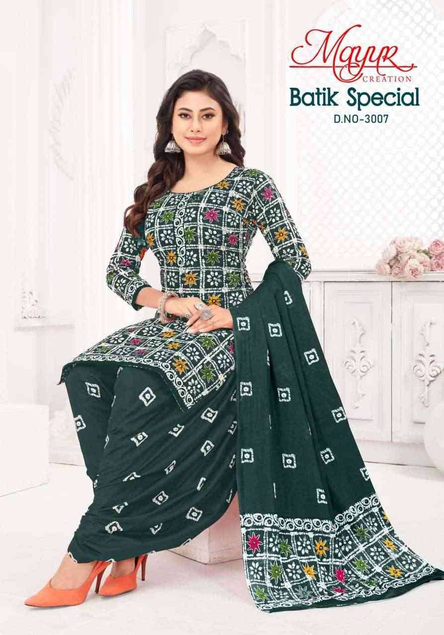 Batik Special Vol-30 By Mayur Creation 3001 To 3010 Series Beautiful Festive Suits Stylish Fancy Colorful Casual Wear & Ethnic Wear Heavy Cotton Print Dresses At Wholesale Price