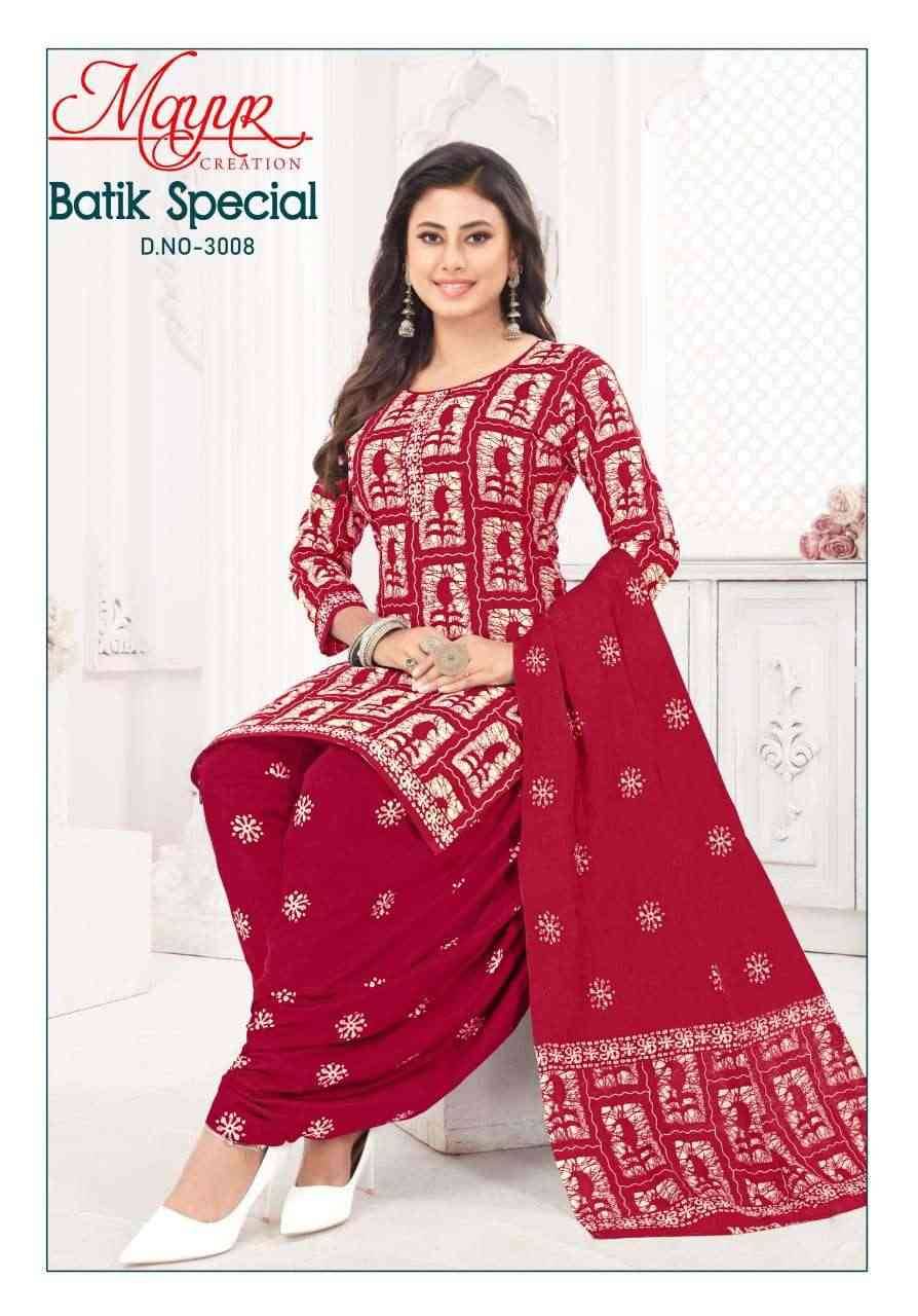 Batik Special Vol-30 By Mayur Creation 3001 To 3010 Series Beautiful Festive Suits Stylish Fancy Colorful Casual Wear & Ethnic Wear Heavy Cotton Print Dresses At Wholesale Price