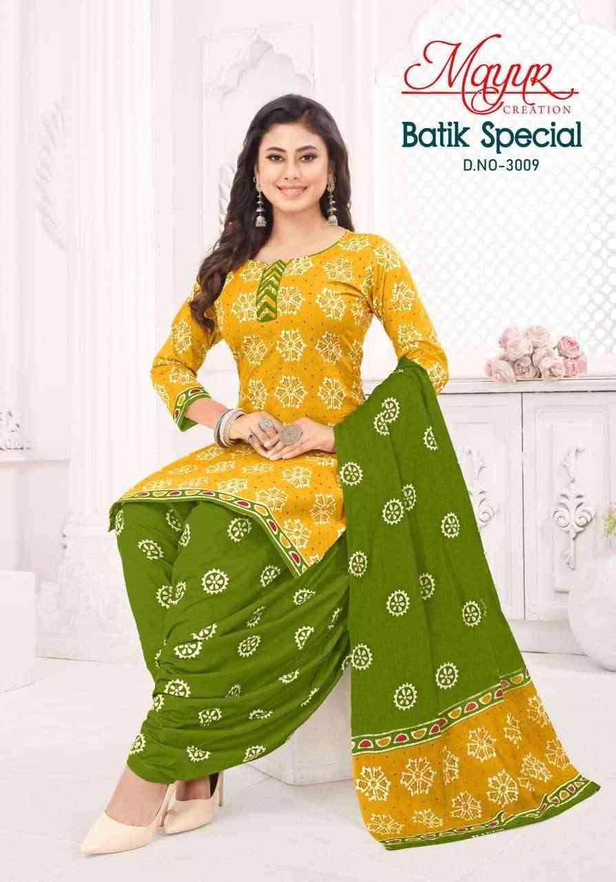 Batik Special Vol-30 By Mayur Creation 3001 To 3010 Series Beautiful Festive Suits Stylish Fancy Colorful Casual Wear & Ethnic Wear Heavy Cotton Print Dresses At Wholesale Price