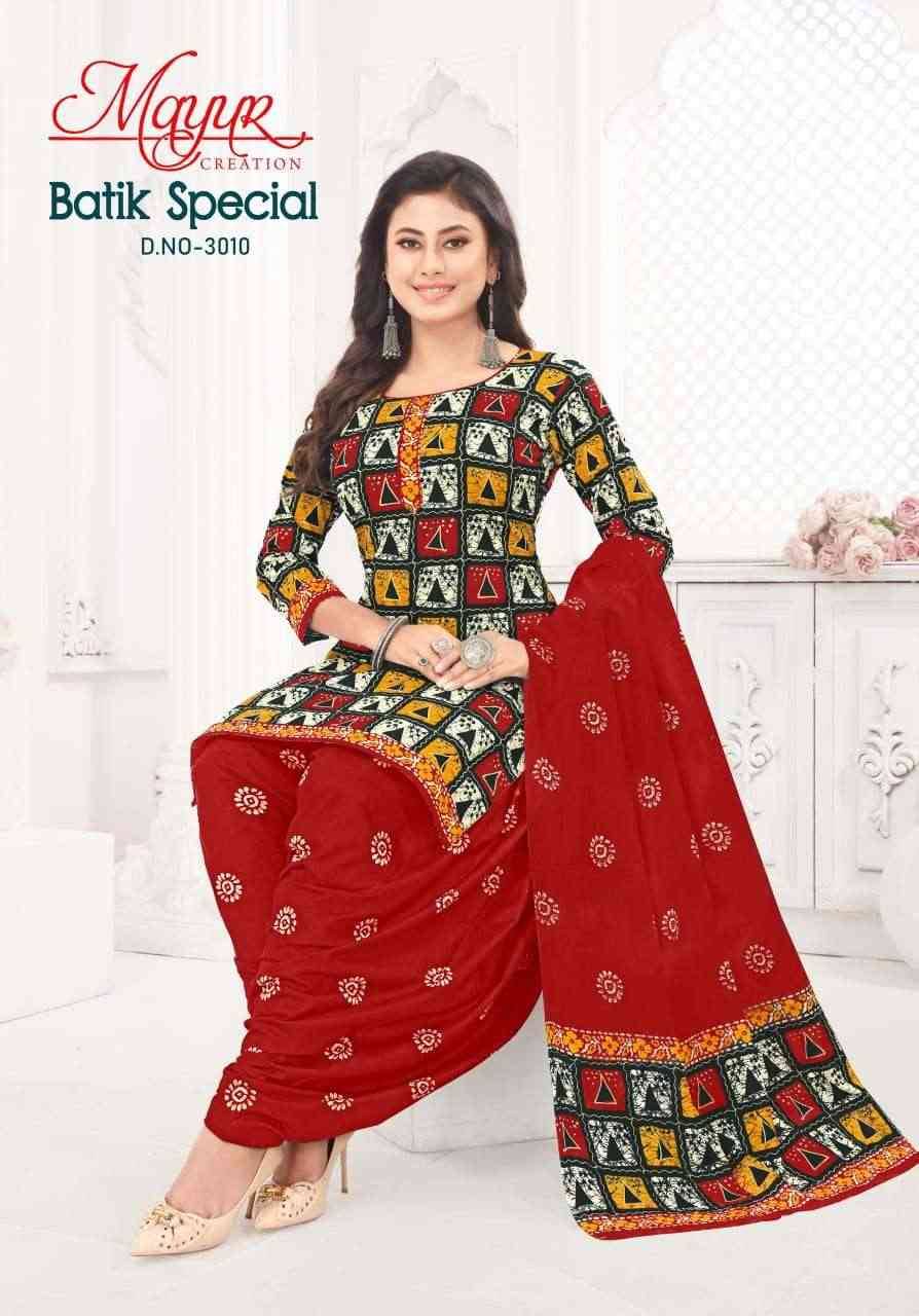 Batik Special Vol-30 By Mayur Creation 3001 To 3010 Series Beautiful Festive Suits Stylish Fancy Colorful Casual Wear & Ethnic Wear Heavy Cotton Print Dresses At Wholesale Price