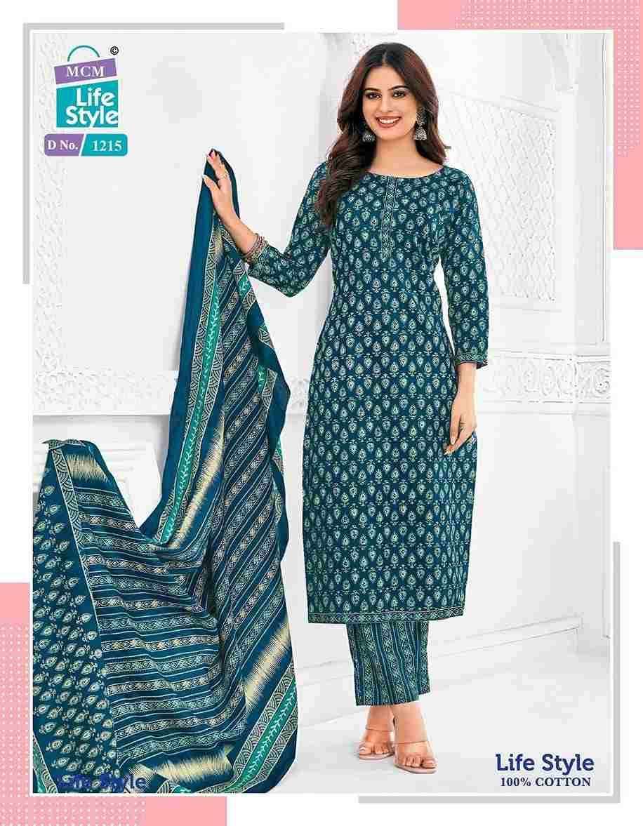 Lifestyle Vol-12 By MCM Lifestyle 1206 To 1217 Series Beautiful Festive Suits Stylish Fancy Colorful Casual Wear & Ethnic Wear Pure Cotton Print Dresses At Wholesale Price