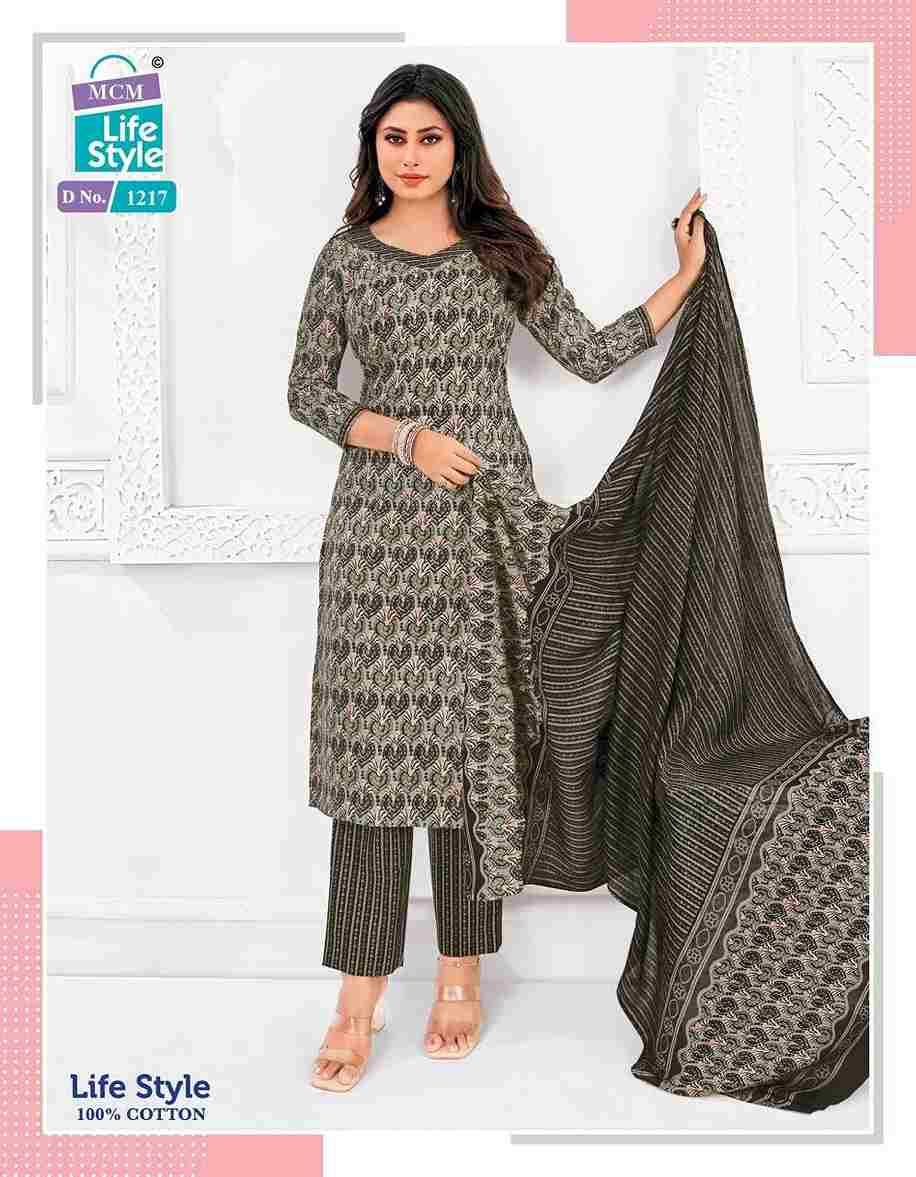 Lifestyle Vol-12 By MCM Lifestyle 1206 To 1217 Series Beautiful Festive Suits Stylish Fancy Colorful Casual Wear & Ethnic Wear Pure Cotton Print Dresses At Wholesale Price