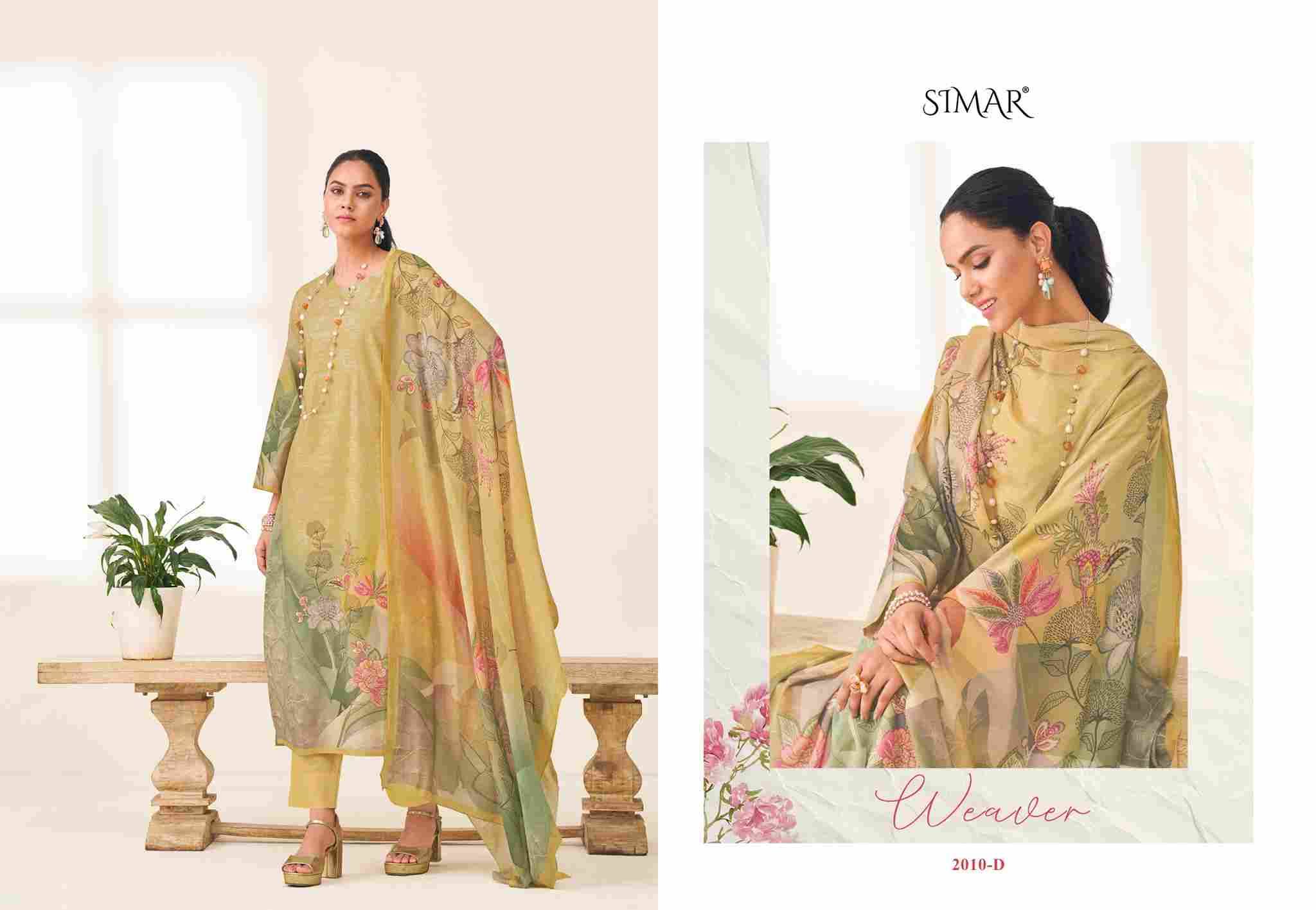 Archana By Simar 2010-A To 2010-D Series Beautiful Festive Suits Stylish Fancy Colorful Casual Wear & Ethnic Wear Pure Lawn Cotton Dresses At Wholesale Price