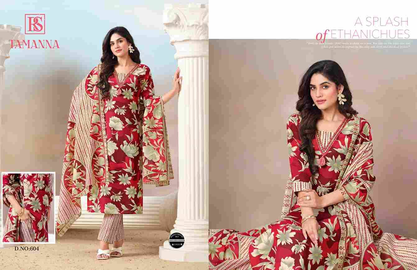 Tamanna By Rangi Sangi 601 To 606 Series Beautiful Festive Suits Stylish Fancy Colorful Casual Wear & Ethnic Wear Pure Cotton Dresses At Wholesale Price
