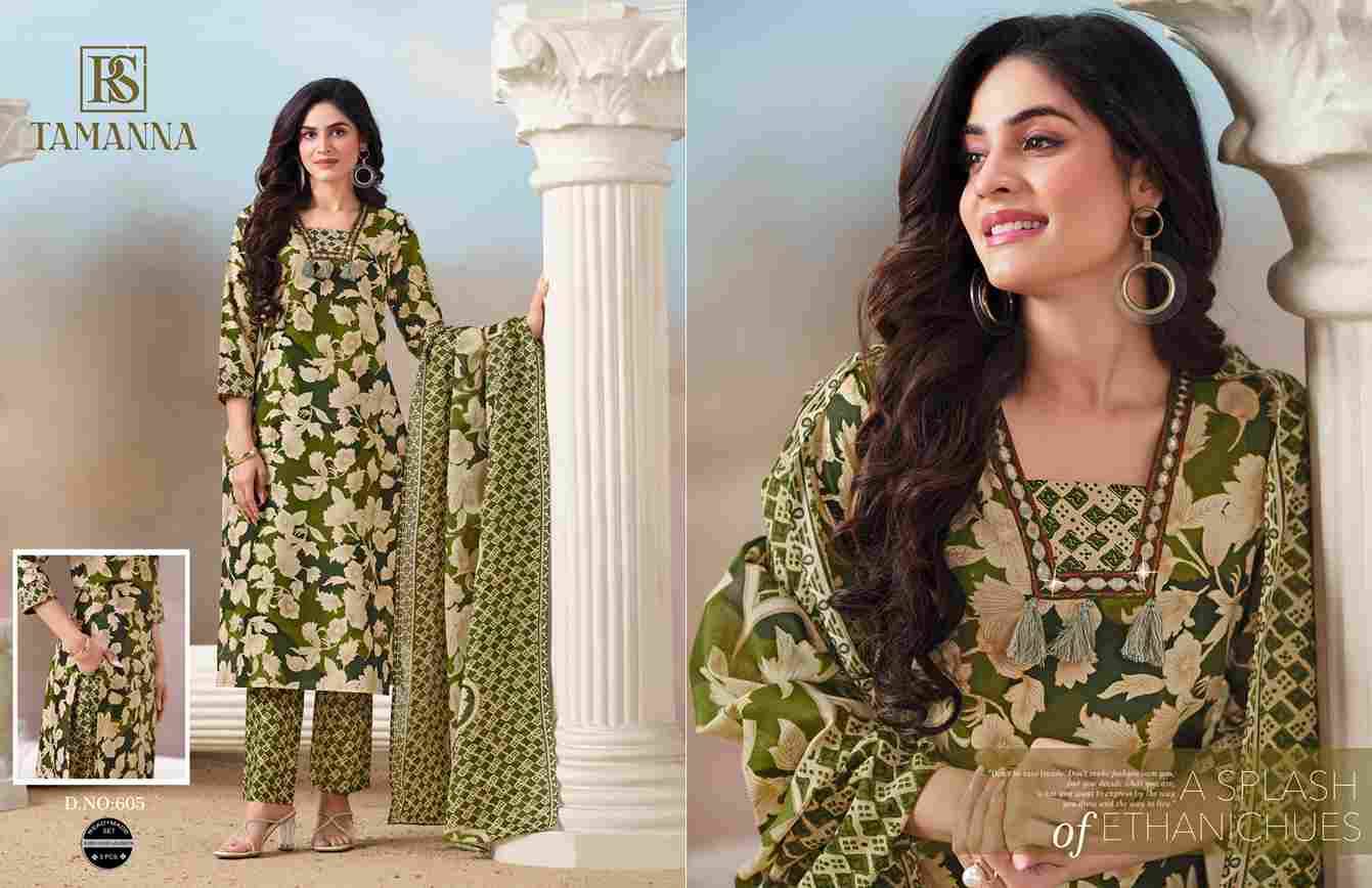 Tamanna By Rangi Sangi 601 To 606 Series Beautiful Festive Suits Stylish Fancy Colorful Casual Wear & Ethnic Wear Pure Cotton Dresses At Wholesale Price