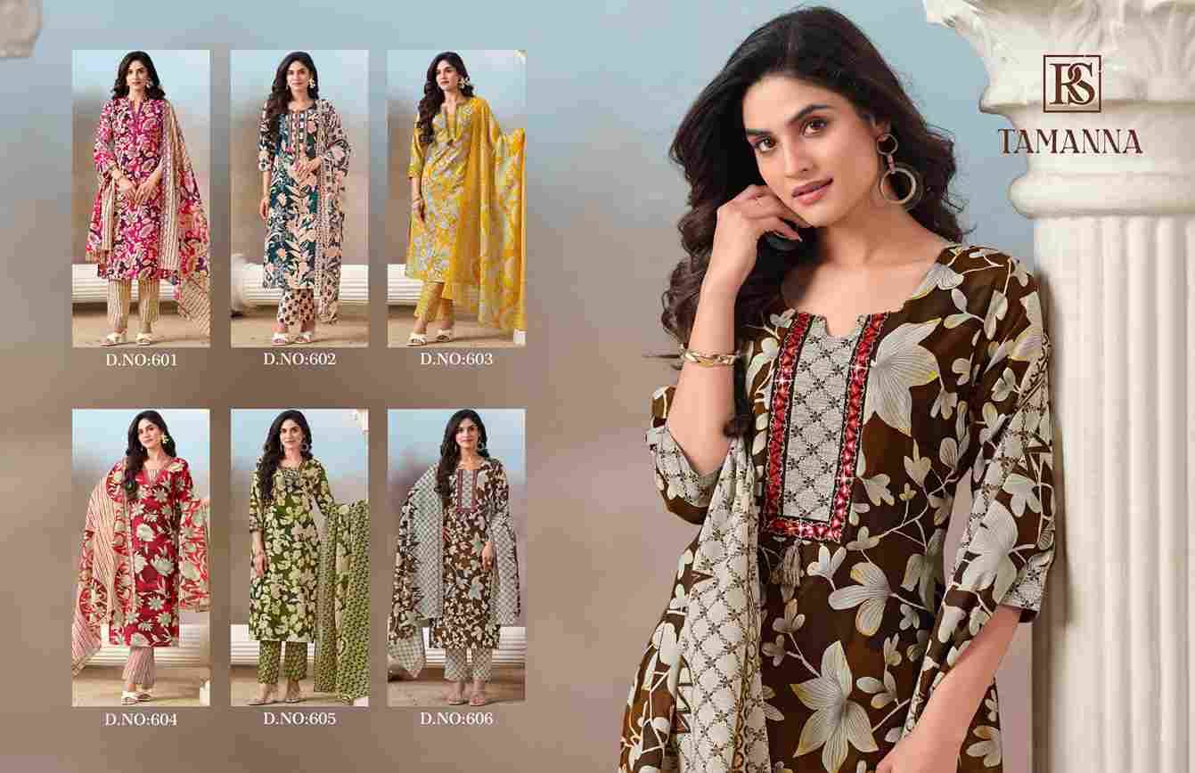 Tamanna By Rangi Sangi 601 To 606 Series Beautiful Festive Suits Stylish Fancy Colorful Casual Wear & Ethnic Wear Pure Cotton Dresses At Wholesale Price