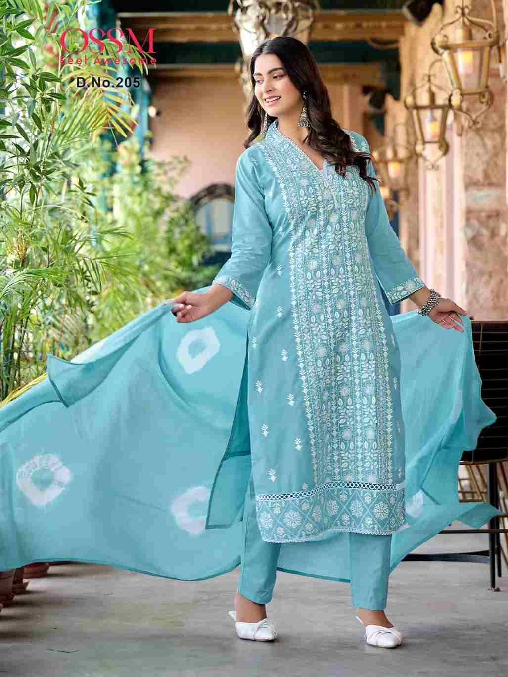 Summer Style Vol-2 By Ossm 201 To 206 Series Beautiful Festive Suits Stylish Fancy Colorful Casual Wear & Ethnic Wear Pure Cotton Dresses At Wholesale Price