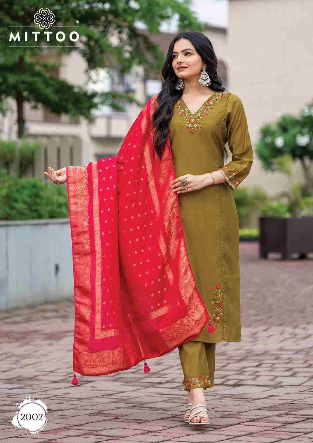 Anaara By Mittoo 2001 To 2004 Series Beautiful Festive Suits Colorful Stylish Fancy Casual Wear & Ethnic Wear Modal Slub Dresses At Wholesale Price