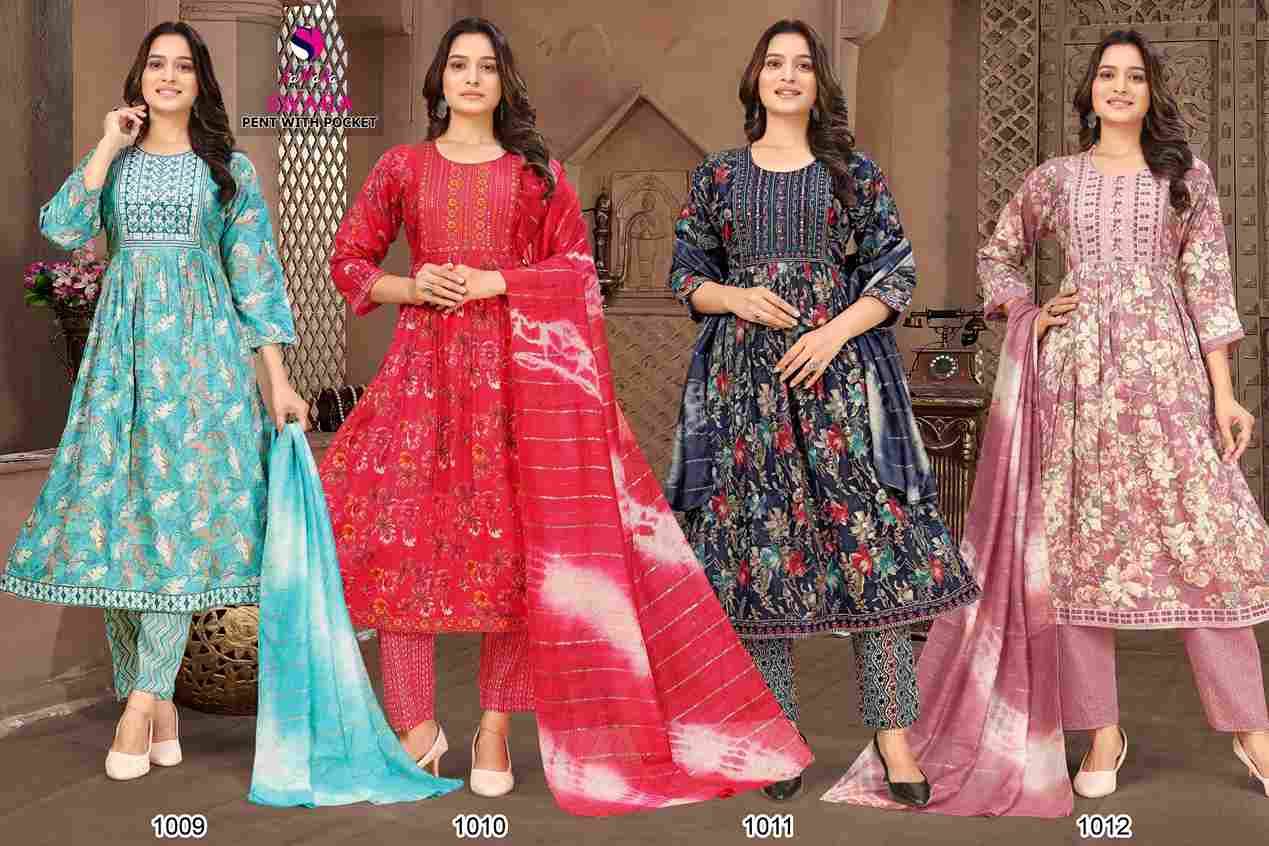 Swara Vol-2 By Samara 1009 To 1016 Series Beautiful Festive Suits Colorful Stylish Fancy Casual Wear & Ethnic Wear Rayon Foil Dresses At Wholesale Price