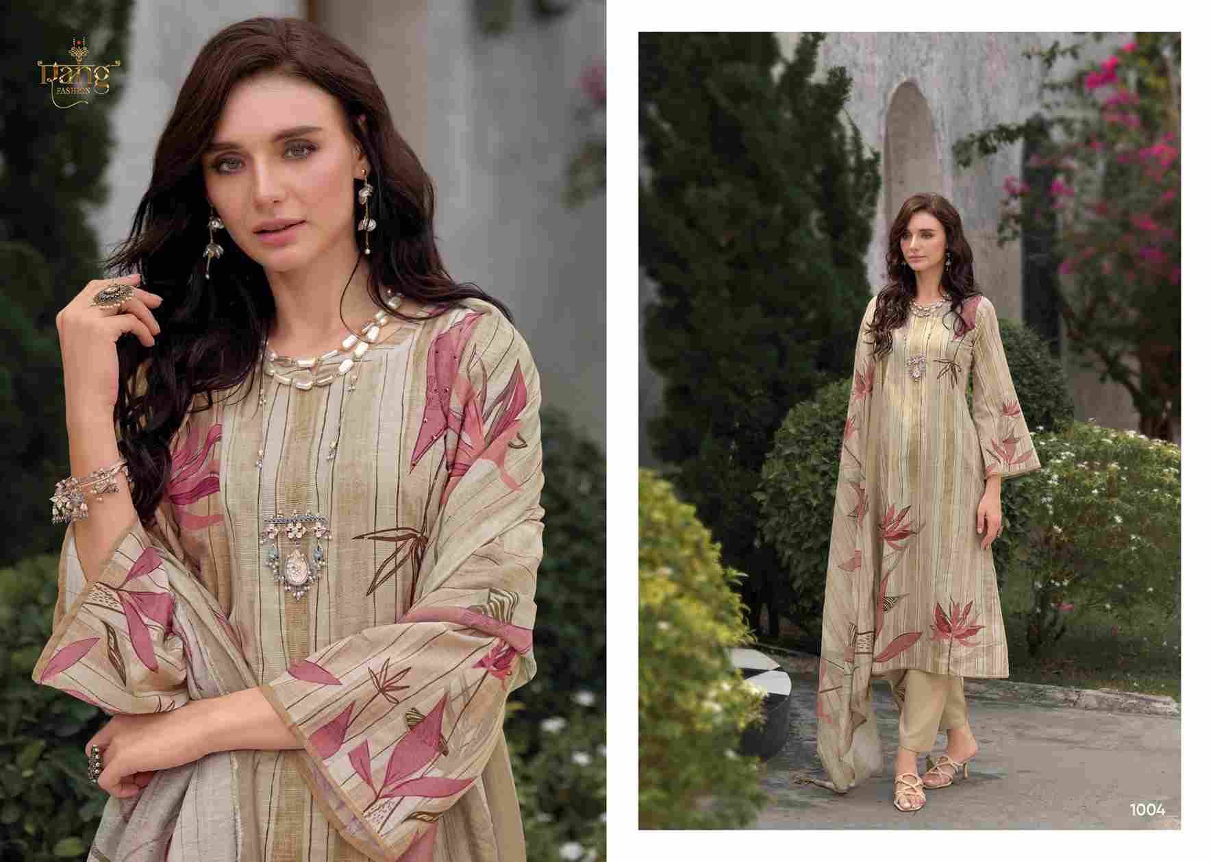 Alvina By Rang Fashion 1001 To 1004 Series Festive Suits Beautiful Fancy Colorful Stylish Party Wear & Occasional Wear Viscose Linen Dresses At Wholesale Price