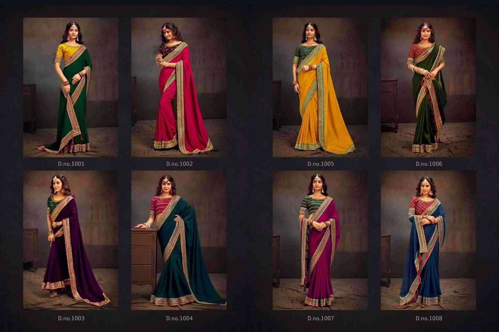 Miransh By Suma 1001 To 1008 Series Indian Traditional Wear Collection Beautiful Stylish Fancy Colorful Party Wear & Occasional Wear Fancy Sarees At Wholesale Price