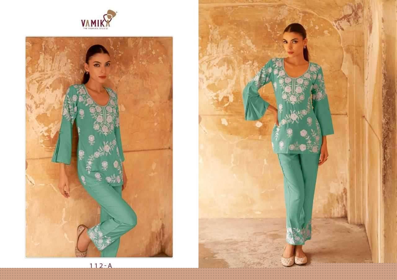 Veronica Vol-3 By Vamika 112-A To 112-E Series Designer Stylish Fancy Colorful Beautiful Casual Wear & Ethnic Wear Heavy Rayon Kurtis At Wholesale Price