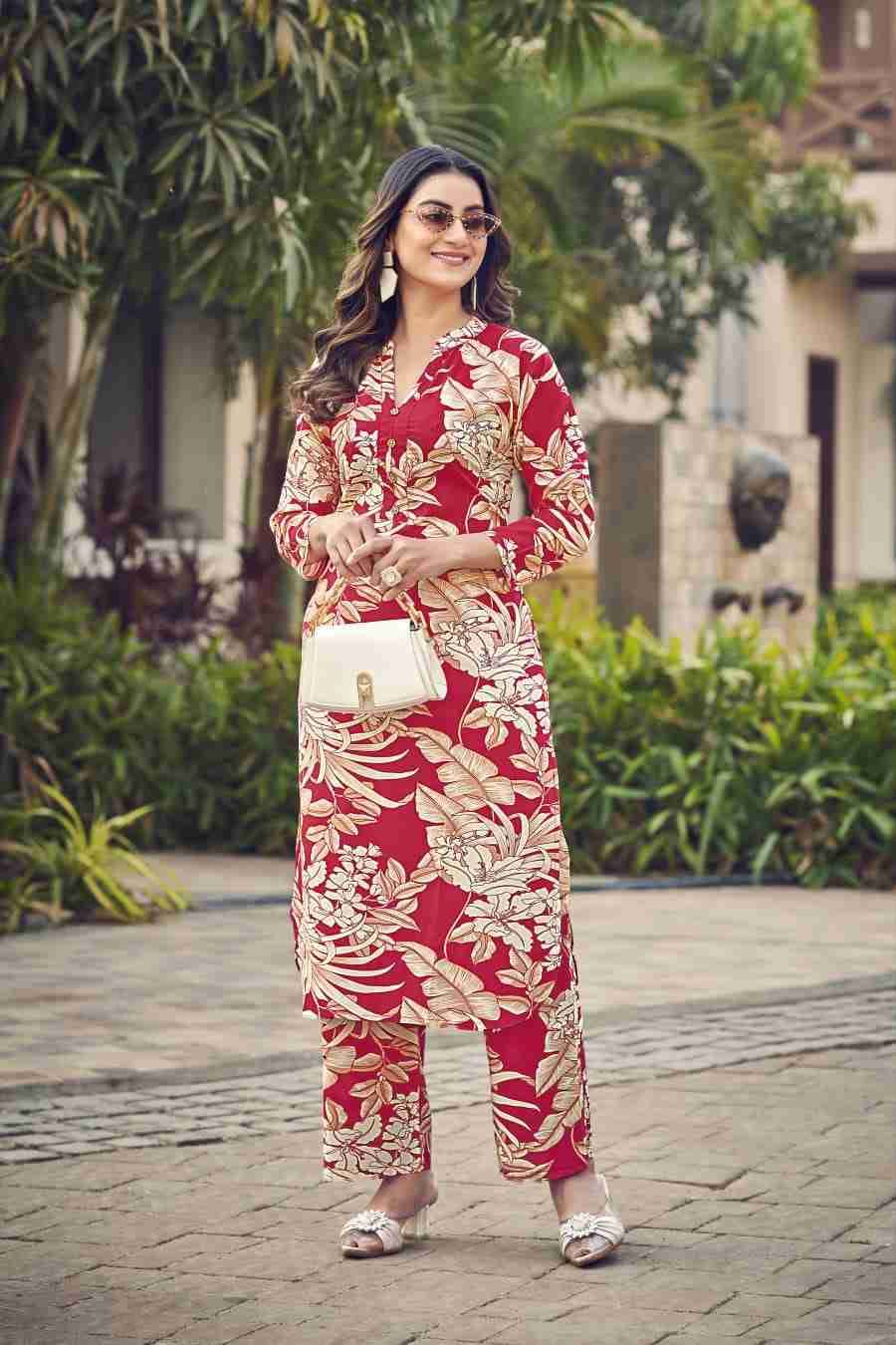 Cindrella Vol-4 By Tips And Tops 1001 To 1006 Series Designer Stylish Fancy Colorful Beautiful Party Wear & Ethnic Wear Collection Heavy Rayon Print Co-Ord At Wholesale Price