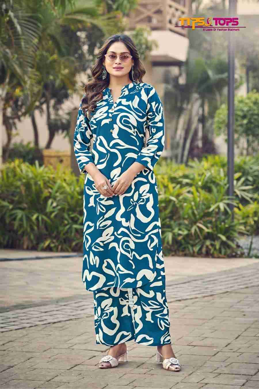 Cindrella Vol-4 By Tips And Tops 1001 To 1006 Series Designer Stylish Fancy Colorful Beautiful Party Wear & Ethnic Wear Collection Heavy Rayon Print Co-Ord At Wholesale Price