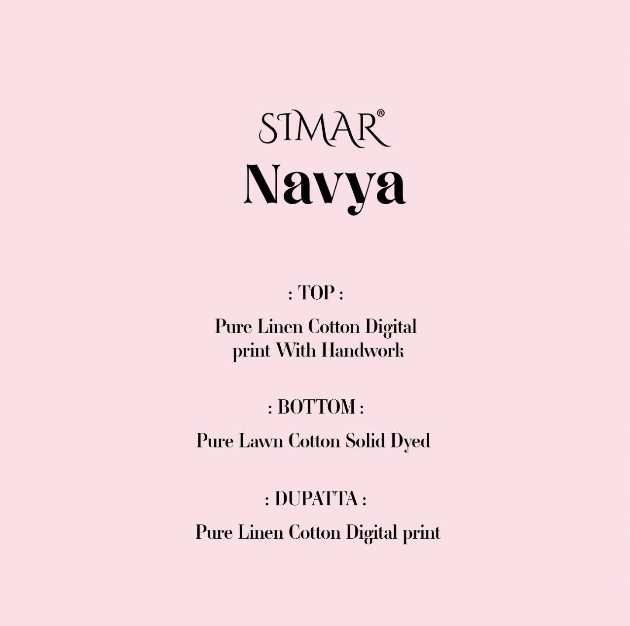 Navya By Simar 6010-A To 6010-D Series Beautiful Festive Suits Stylish Fancy Colorful Casual Wear & Ethnic Wear Pure Linen Cotton Dresses At Wholesale Price