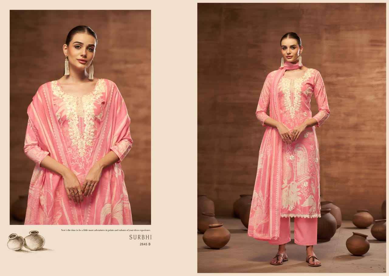 Surbhi By Sargam Prints 2645-A To 2645-D Series Beautiful Festive Suits Colorful Stylish Fancy Casual Wear & Ethnic Wear Pure Cambric Dresses At Wholesale Price