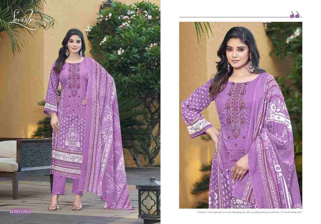 Naira Nx Vol-15 By Levisha 15013 To 15018 Series Beautiful Festive Suits Stylish Fancy Colorful Casual Wear & Ethnic Wear Cambric Lawn Cotton Dresses At Wholesale Price
