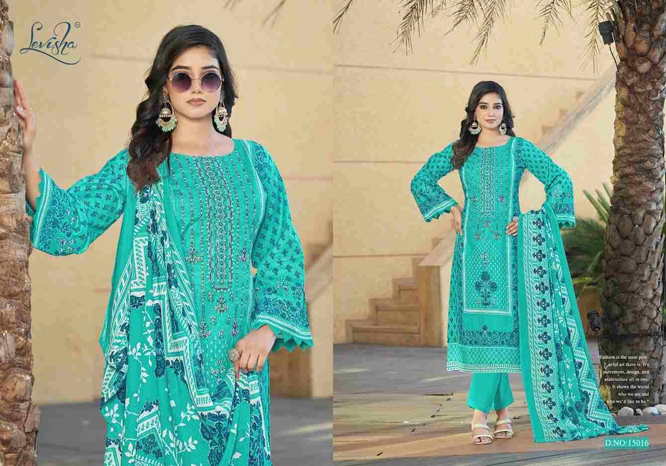 Naira Nx Vol-15 By Levisha 15013 To 15018 Series Beautiful Festive Suits Stylish Fancy Colorful Casual Wear & Ethnic Wear Cambric Lawn Cotton Dresses At Wholesale Price