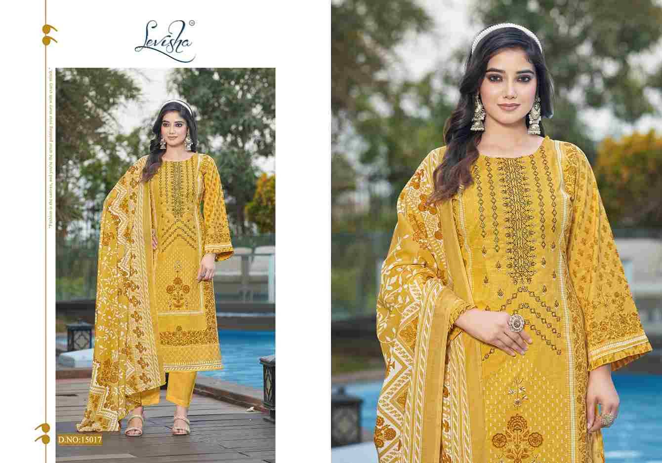 Naira Nx Vol-15 By Levisha 15013 To 15018 Series Beautiful Festive Suits Stylish Fancy Colorful Casual Wear & Ethnic Wear Cambric Lawn Cotton Dresses At Wholesale Price
