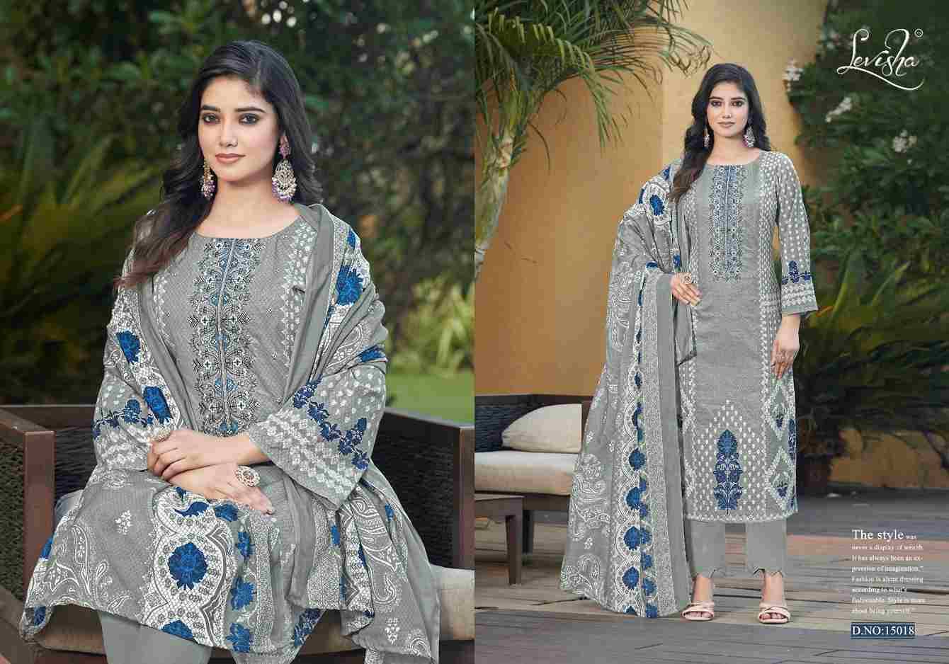 Naira Nx Vol-15 By Levisha 15013 To 15018 Series Beautiful Festive Suits Stylish Fancy Colorful Casual Wear & Ethnic Wear Cambric Lawn Cotton Dresses At Wholesale Price