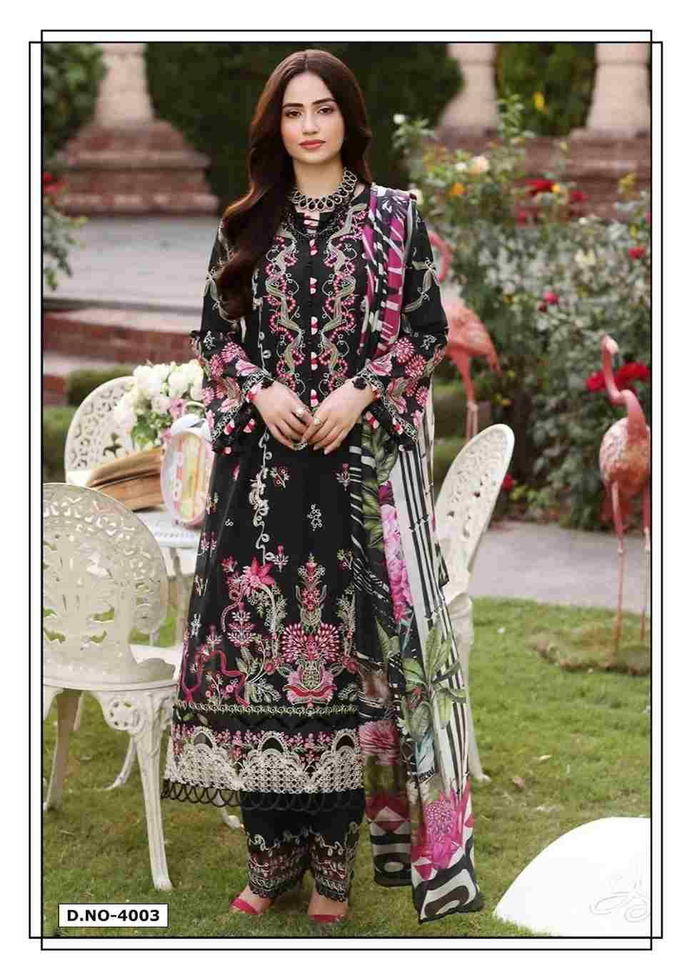 Ramsha Vol-4 By Hala 4001 To 4006 Series Beautiful Festive Suits Stylish Fancy Colorful Casual Wear & Ethnic Wear Pure Cotton Digital Print Dresses At Wholesale Price