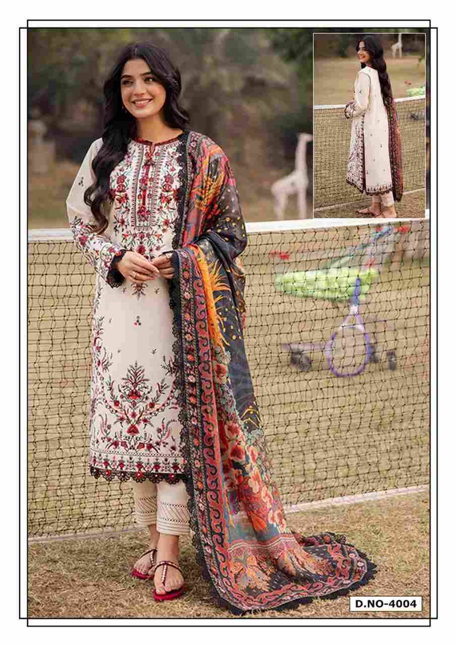 Ramsha Vol-4 By Hala 4001 To 4006 Series Beautiful Festive Suits Stylish Fancy Colorful Casual Wear & Ethnic Wear Pure Cotton Digital Print Dresses At Wholesale Price