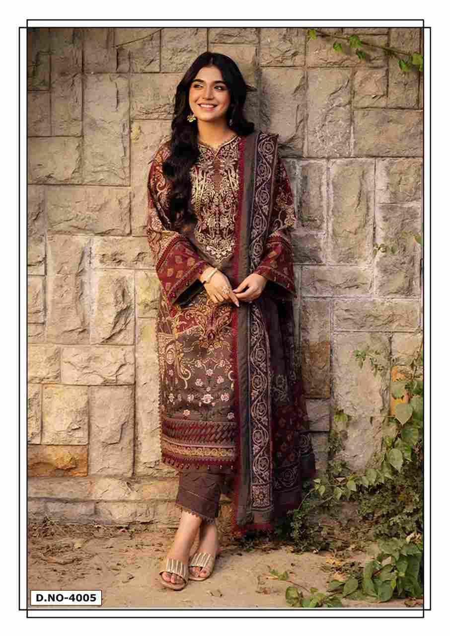 Ramsha Vol-4 By Hala 4001 To 4006 Series Beautiful Festive Suits Stylish Fancy Colorful Casual Wear & Ethnic Wear Pure Cotton Digital Print Dresses At Wholesale Price