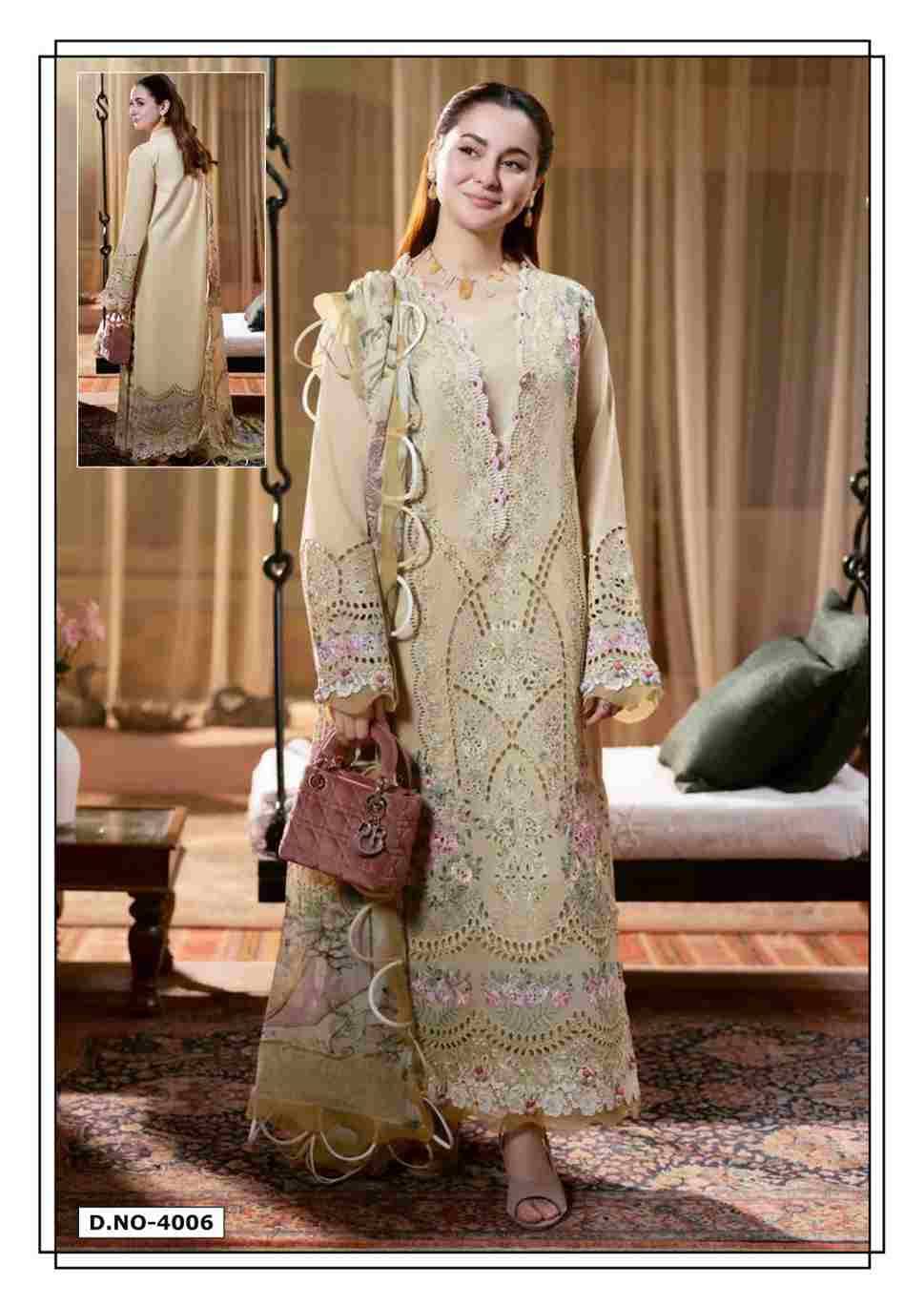 Ramsha Vol-4 By Hala 4001 To 4006 Series Beautiful Festive Suits Stylish Fancy Colorful Casual Wear & Ethnic Wear Pure Cotton Digital Print Dresses At Wholesale Price
