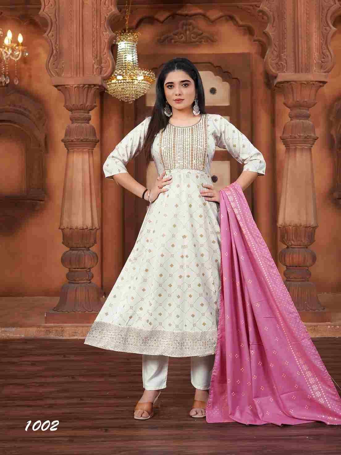 Akira Plus Vol-3 By Padmavati Textiles 1001 To 1008 Series Beautiful Festive Suits Colorful Stylish Fancy Casual Wear & Ethnic Wear Rayon Foil Dresses At Wholesale Price
