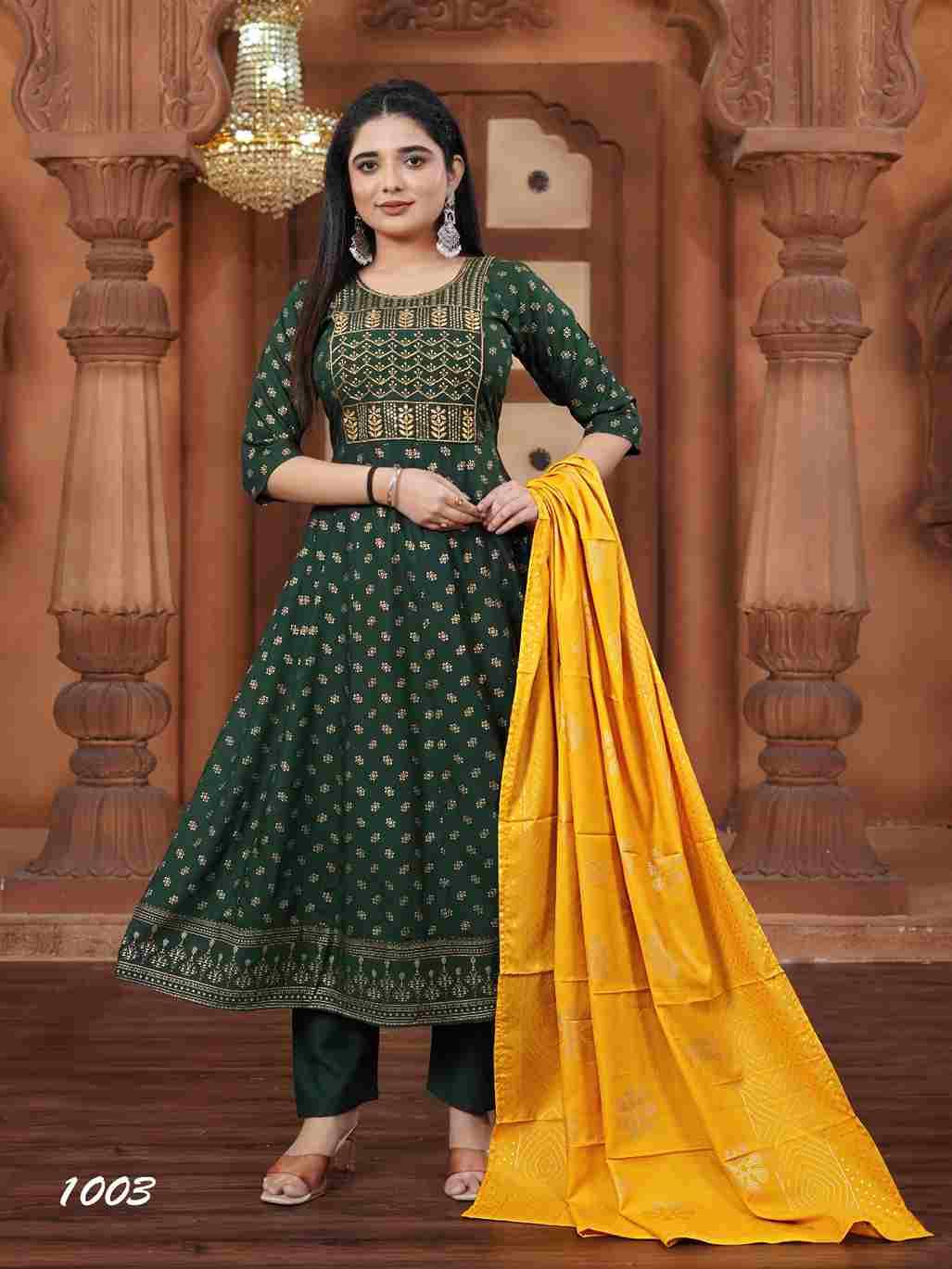 Akira Plus Vol-3 By Padmavati Textiles 1001 To 1008 Series Beautiful Festive Suits Colorful Stylish Fancy Casual Wear & Ethnic Wear Rayon Foil Dresses At Wholesale Price